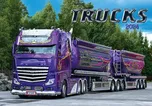 BB Art Nástěnný kalendář Trucks 2024