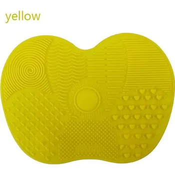 Silikonová podložka na čištění štětců - Žlutá