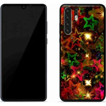 Pouzdro na mobilní telefon Gelový kryt mmCase na mobil Huawei P30 Pro - barevné hvězdičky