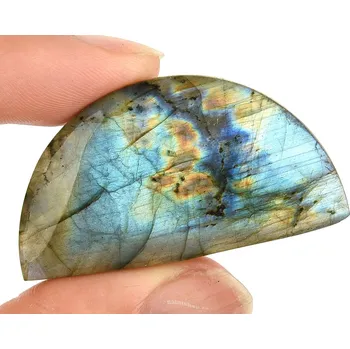 Přírodní kámen Labradorit mugle s barevnými odlesky 14g