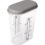 PETRAplast Plastová dóza ovál 1,5 l Barva: Šedá