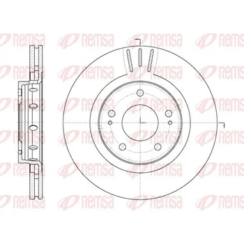 Brzdový kotouč Brzdový kotouč REMSA 6896.10