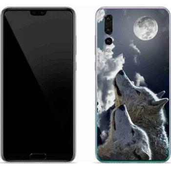 Pouzdro na mobilní telefon Gelový kryt mmCase na mobil Huawei P20 Pro - vlci