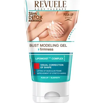 Čistič uší Revuele Slim & Detox With Caffeine modelační gel na dekolt a poprsí 150 ml