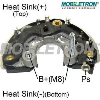 Usměrňovač, generátor, , MOBILETRON, RB-168H