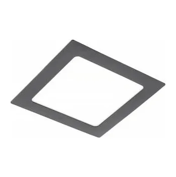 Svítidlo GTV MATIS PLUS LED svítidlo, stropní svítidlo, 13W, černá, 4000K, 1020lm, AC220-240V, zadlabací svítidlo, IP20, 120°