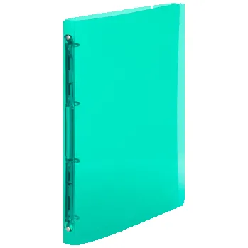 Desky A4 kroužkové průsvitné - 4 - kroužek / zelená