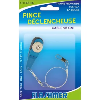 FLASHMER Svěrka-klips na trolling v moři MODRÁ