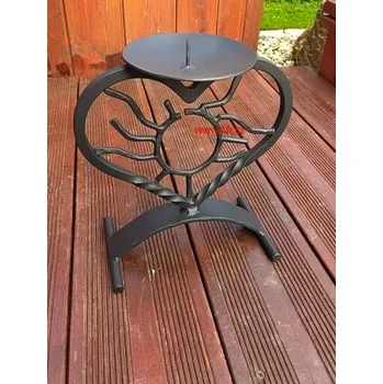 Svícen Kovový, kovaný svícen Slunce K