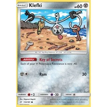 Volný čas Pokémon TEU 110/181 Klefki - Team Up Stav: Excellent, Verze: NORMAL