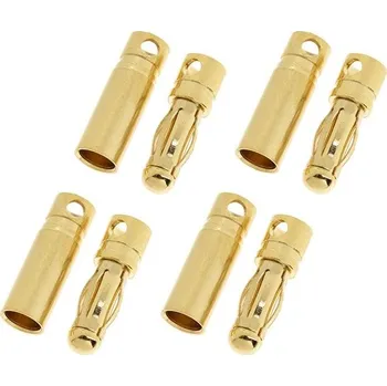 RC náhradní díl Revtec Konektor zlacený 4.0mm krátký (4 páry)