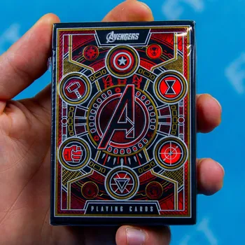 Poker Avengers: Infinity Saga (Theory11) - Marvel hrací karty superhrdinů Barva: Červená