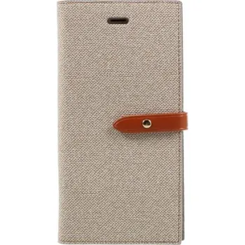 Pouzdro na mobilní telefon Milano PU kožené pouzdro na iPhone 8 Plus a iPhone 7 Plus - khaki