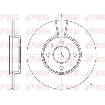 Brzdový kotouč Brzdový kotouč REMSA 6227.10
