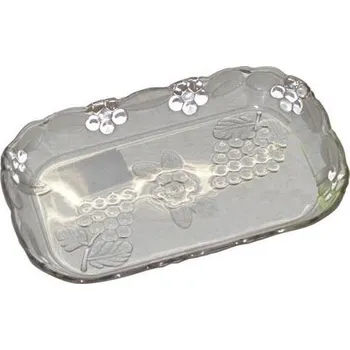 Miska imitace skla KRYSTAL 19x12x2cm plastová