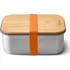 Svačinový box Black Blum SandwichBox Appetit 1250 ml nerez/bambusový/oranžový