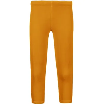 Chlapecké kalhoty Dětské fleecové tepláky DIDRIKSONS Monte žlutohnědé Velikost: 100