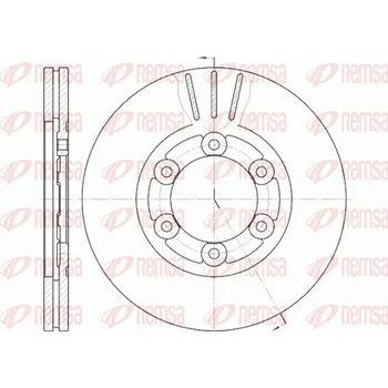 Brzdový kotouč Brzdový kotouč REMSA 61164.10