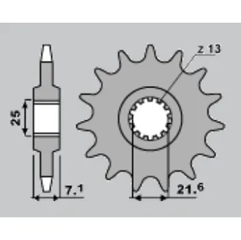 Řetězová sada pro motocykl JR řetězové kolo přední 585 16 (57816JT) YAMAHA XTZ 750 89-98, KAWASAKI ZX6R 07-08 (JR řetězové kolo přední 585 16 (57816JT) YAMAHA XTZ 750 89-98, KAWASAKI ZX6R 07-08)
