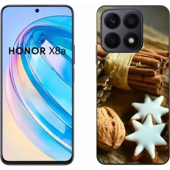 Pouzdro na mobilní telefon Gelový kryt mmCase na mobil Honor X8a - skořice a perníčky