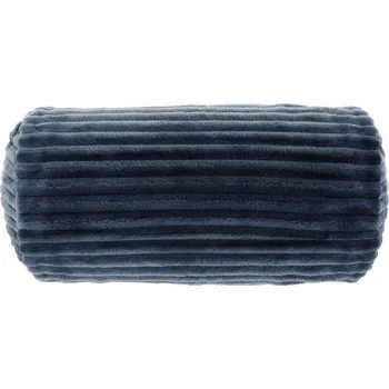 Dekorativní polštářek Dekorativní polštář Dez Kord tmavě modrý válec Ø 25 x 45 cm