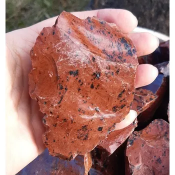 Přírodní kámen Obsidián mahagonový frakce 5 - 10 cm (Mexiko)