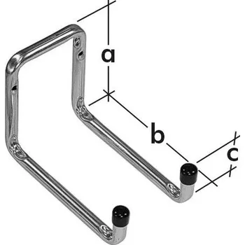 Stavební materiál DOMAX Hák dvojitý typu U - H2U 160