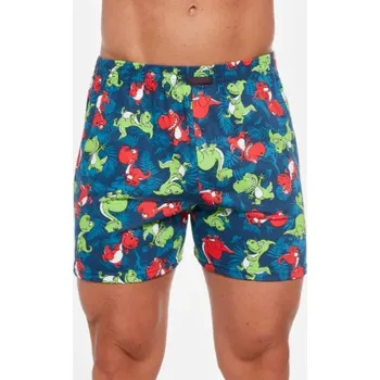 Trenýrky Trenkoslipy pánské Cornette 142 dinosaurus modré Velikost: L