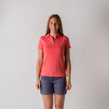 Dámské tričko Northfinder Dámské polo tričko z recyklovaných vláken CHAYA, rudá, M