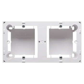 Elektroinstalační krabice SIMON MPN2/11 Krabice pro povrchovou montáž 2- násobná bílá