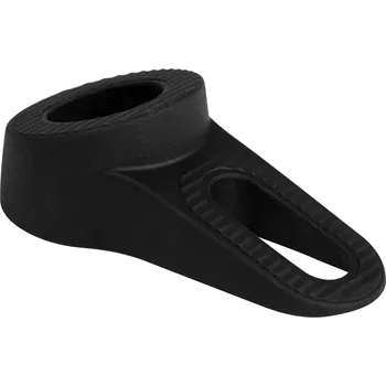 Walteco Dveřní a okenní zarážka 120x38mm, černá