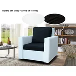 ImportWorld Křeslo Paris, Dolaro 511 + Alova 04 (barva potahu)