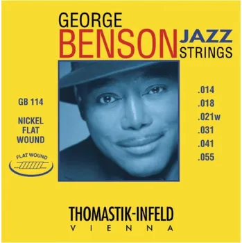 Struna pro kytaru a smyčcový nástroj Thomastik GB114T George Benson Jazz + prodloužená záruka 3 roky