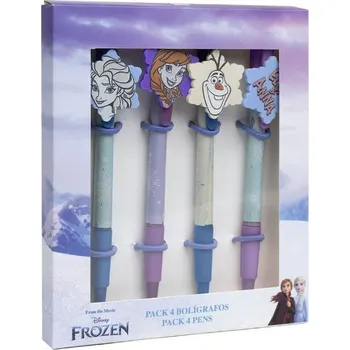 Sada pera s tužkou Dárkový set Cerdá Disney Frozen II, 4 pera