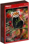 Alipson Puzzle Panda červená sedící na…
