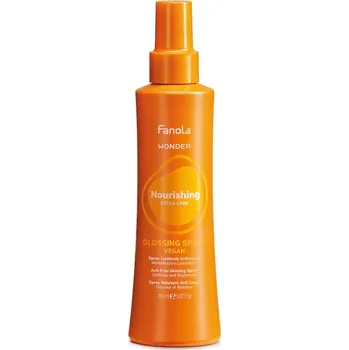 Stylingový přípravek Fanola Wonder Nourishing Extra Care Glossing Spray - sprej pro hebkost a vysoký lesk, 150 ml