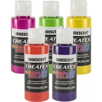 Výtvarná barva Createx airbrushové barvy iridescentní 60 ml, 502-Iridescent Scarlet
