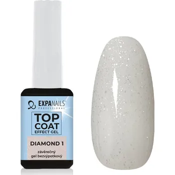 Lak na nehty UV/LED gel Top coat effect - Diamond 1 - 5 ml