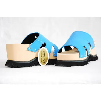 Dámské pantofle Dámské letní nazouváky pantofle Barbara barva modrá Velikost: 40