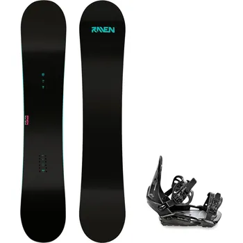 Snowboarding Snowboard komplet Raven Pure mint + vázání S230 black Velikost: 147 cm, Velikost vázání: S/M