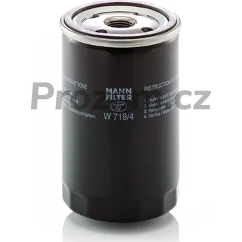 Hydraulický filtr Filtr hydraulického/převodového oleje pro Case IH, John Deere, Fiat, Kubota, 76x62x123 mm, W719/4, 1 276 810 C 1, 3 147 441, 3 147 441 R 91, 244191901, HE122033