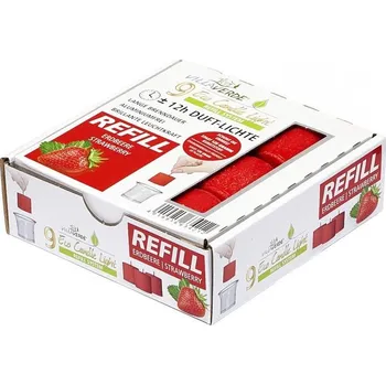 Svíčka Villaverde - Jahoda, 9 ks