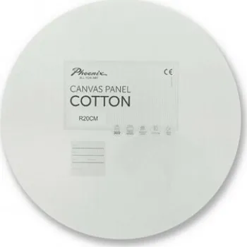 Malířské plátno Plátno na desce kulaté, 3mm, průměr 20 cm