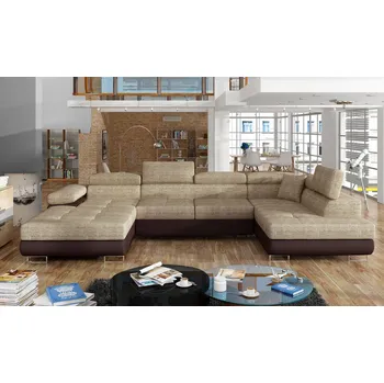 Sedací souprava ImportWorld Rohová sedací souprava Goridor - do U - Berlin 03 / Soft 66 (barva potahu) - pravá