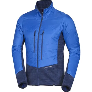 Pánská mikina Northfinder Pánská hybridní mikina Primaloft® BEAR, modrá,