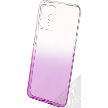 Pouzdro na mobilní telefon 1Mcz Gradient TPU ochranný kryt pro Realme 9 5G, Realme 9 Pro průhledná fialová (transparent violet)