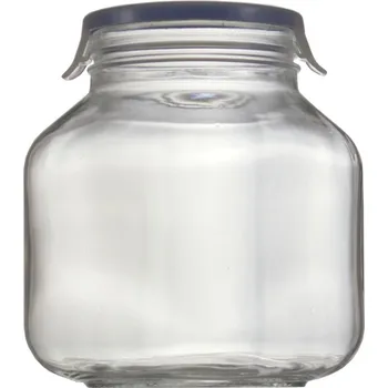 Sklenice Sklenice Čtyřhran s deklem - 2.00 bezbarevná