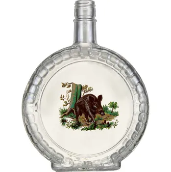 Láhev Slivovice Bricol - 0.70 bezbarevná + obtisk divočák