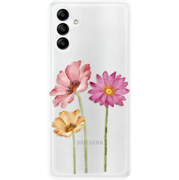 Pouzdro na mobilní telefon Odolné silikonové pouzdro iSaprio - Three Flowers - Samsung Galaxy A04s