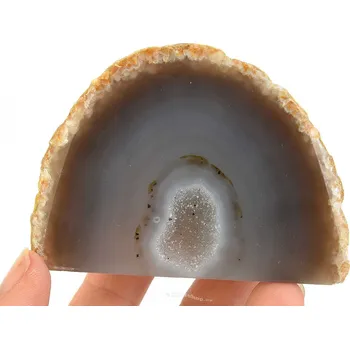 Přírodní kámen Geoda z achátu s dutinkou z Brazílie 184g
